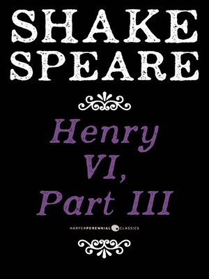 cover image of Henry VI, Part III